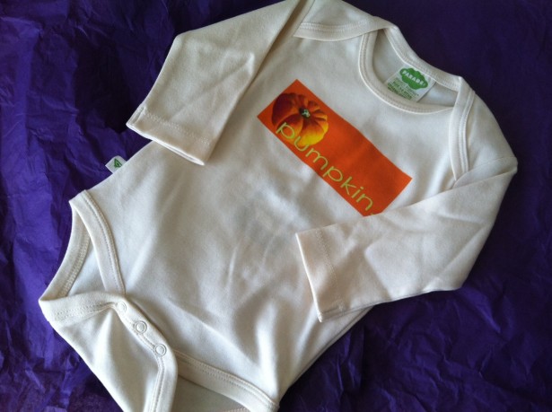 organic baby onesie