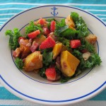 Seasonal Spring Strawberry Kale Salad